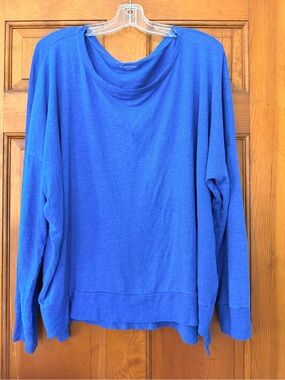 Eileen Fisher women’s Royal Blue Crewneck Sweater